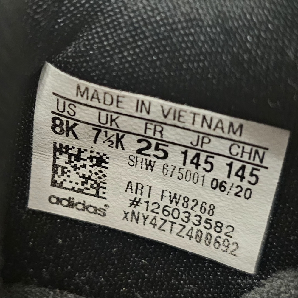 Adidas Kids Black Sneakers - Picture 8 of 8